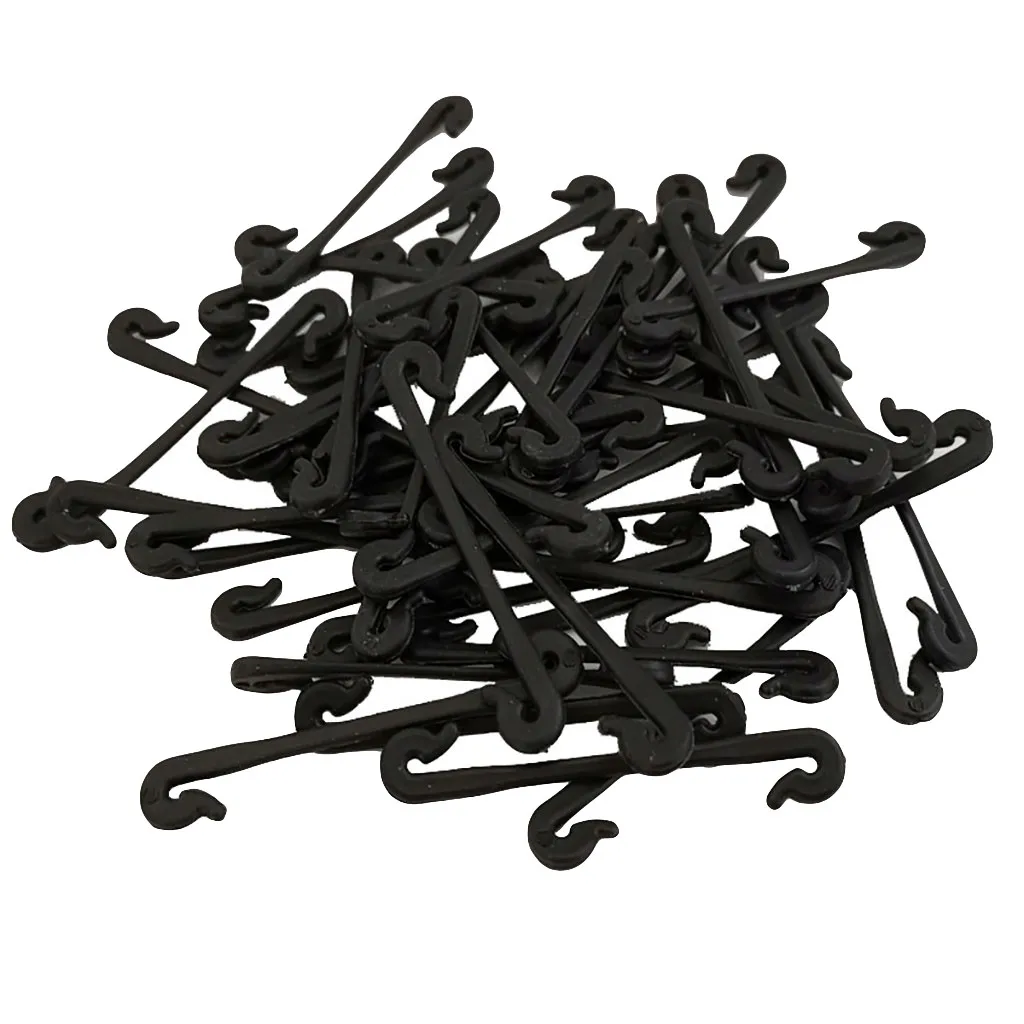 

50pcs Plastic Sticks Tied Clip Hanging Vines Fixing Tools Grafting Clips Grape Support Vine Clips Fixed Buckle Hook 2021