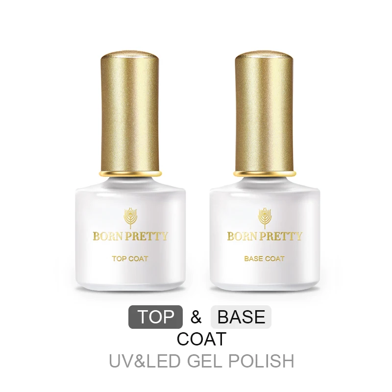 Base coat top coat BORN PRETTY Gel Polish Plum Color Semi Permanent Soak Off Gel Nail Polish 60 Colors Nail Art Gel Varnish Matt Top Coat Need 6ml - Цвет: Base coat top coat