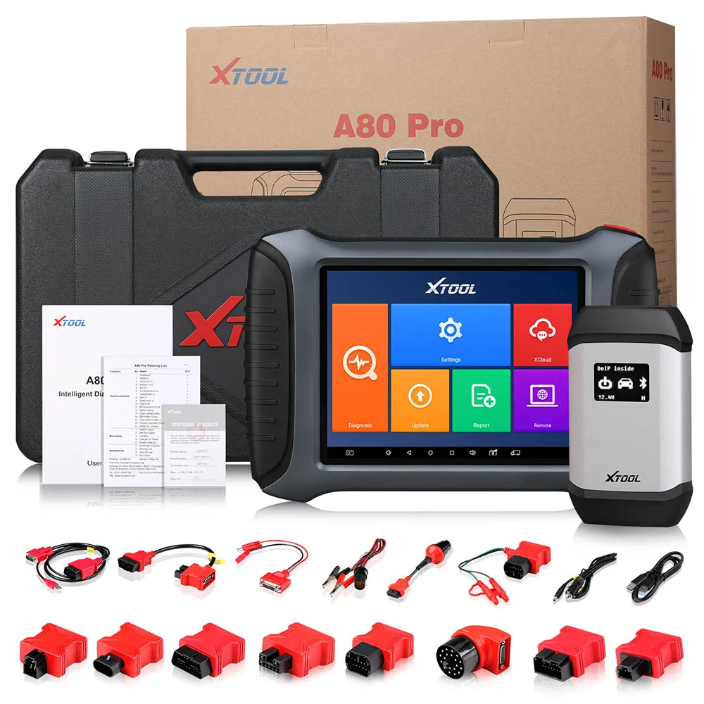 

XTOOL A80 Pro Full System Diagnosis Tool Key Programming/ECU Programming/Special Function Similar KC501 / KS-1 / KC100