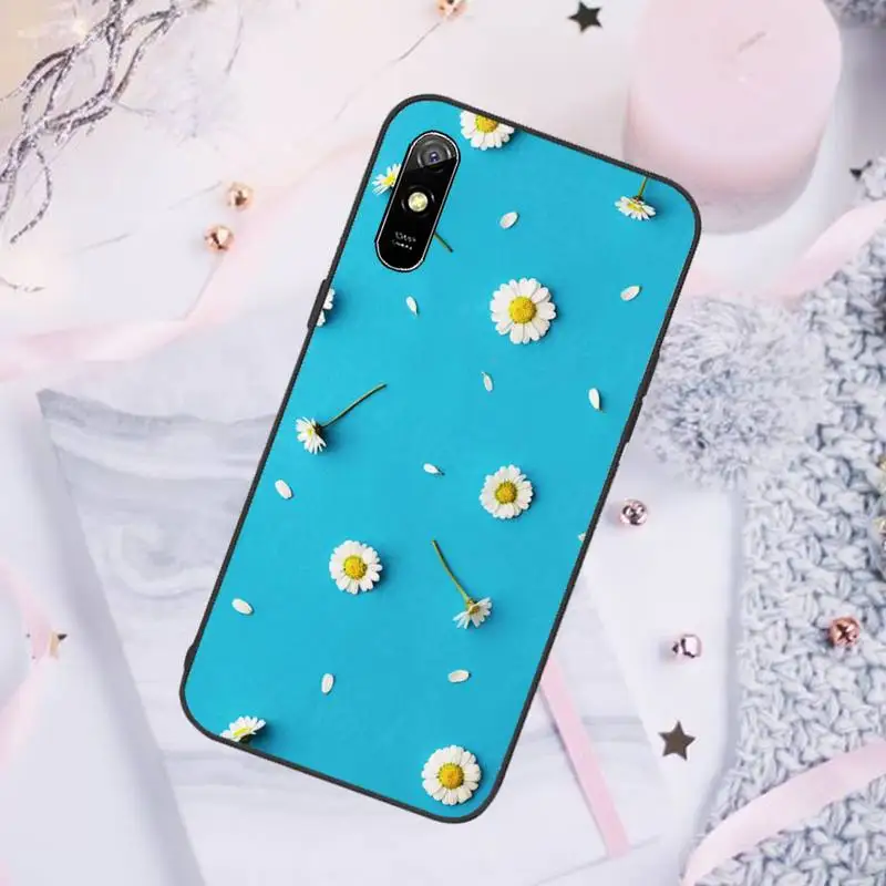 

wild flower color rose daisy Phone Case For Xiaomi Mi Redmi Note 8T 9T 9S 9A 10 7 8 9 Lite pro