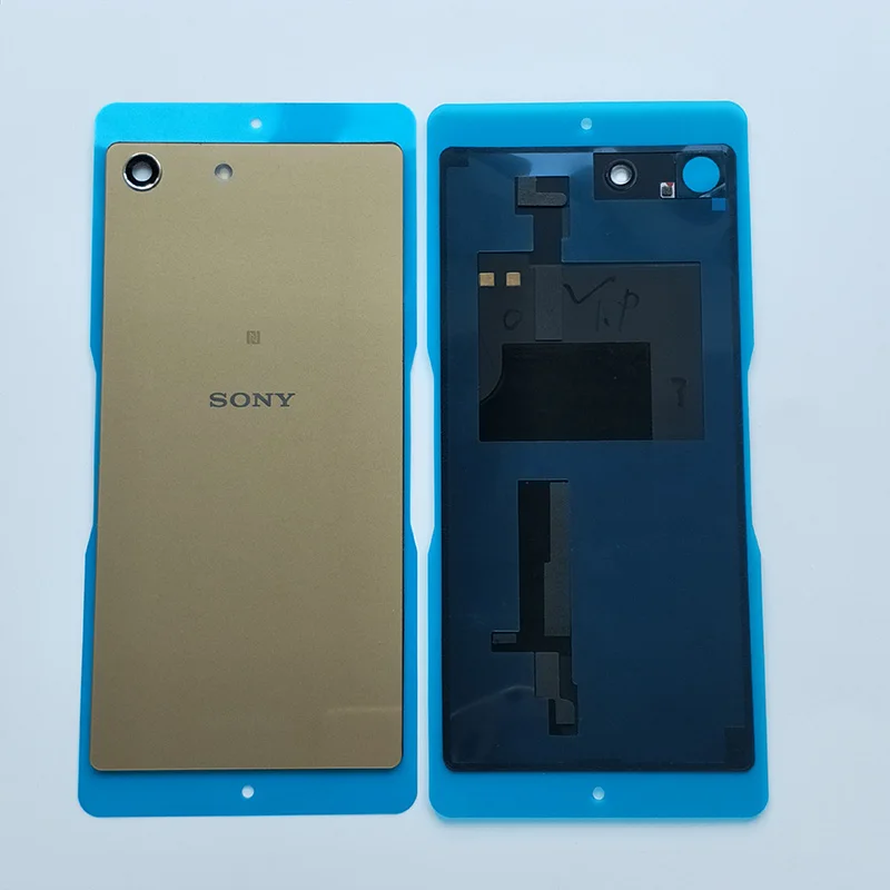 100% оригинал sony Xperia M5 E5603 E5606 E5653 заднее стекло Крышка батарейного отсека для с