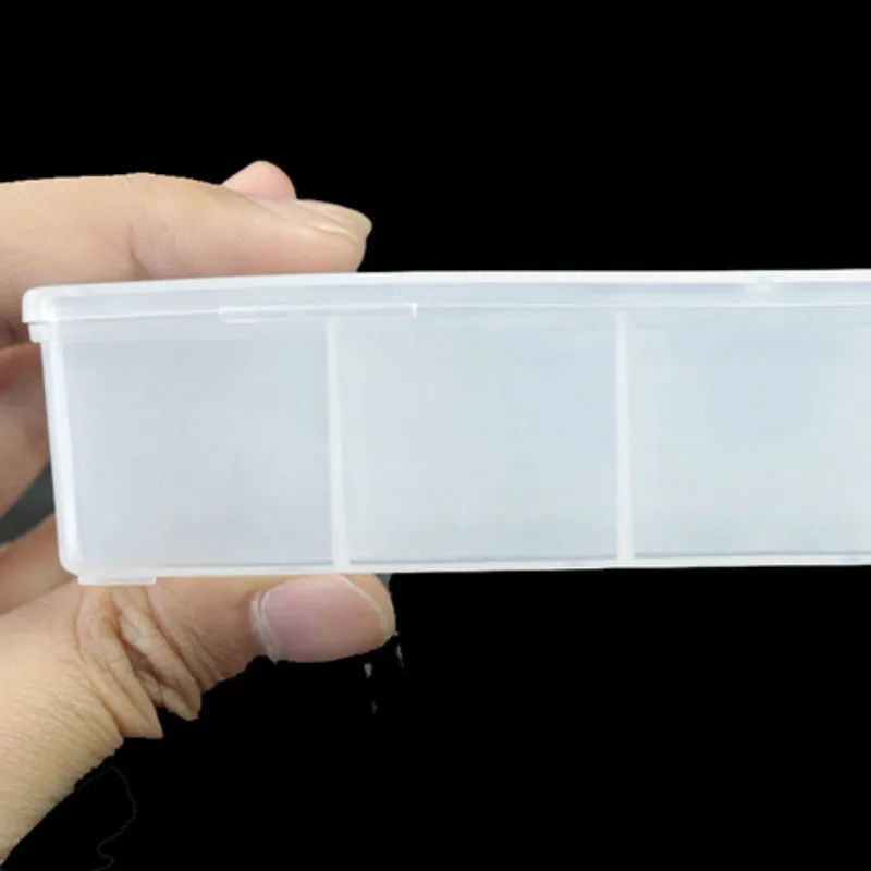 Прозрачная пластиковая рыболовная приманка большой емкости 10 ячеек легкая и