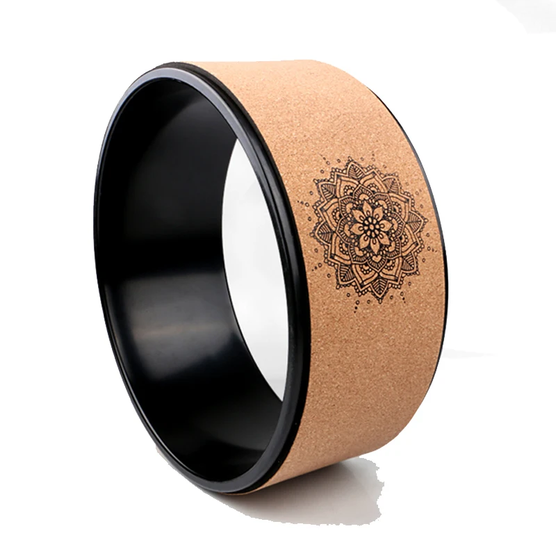 Деревянное колесо для йоги пилатеса с Буддой лотоса профессиональные круги из