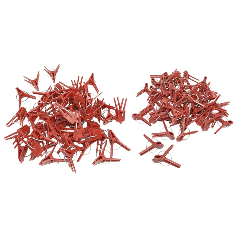 

200PCS Gardening Plants Graft Clips,Vines Vegetable Clip Plant Grafting Clip for Cucumber Eggplant Watermelon