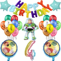 disney toy story foil balloons birthday party decorations supplies aluminum foil balloons kid favor gifts baby shower party