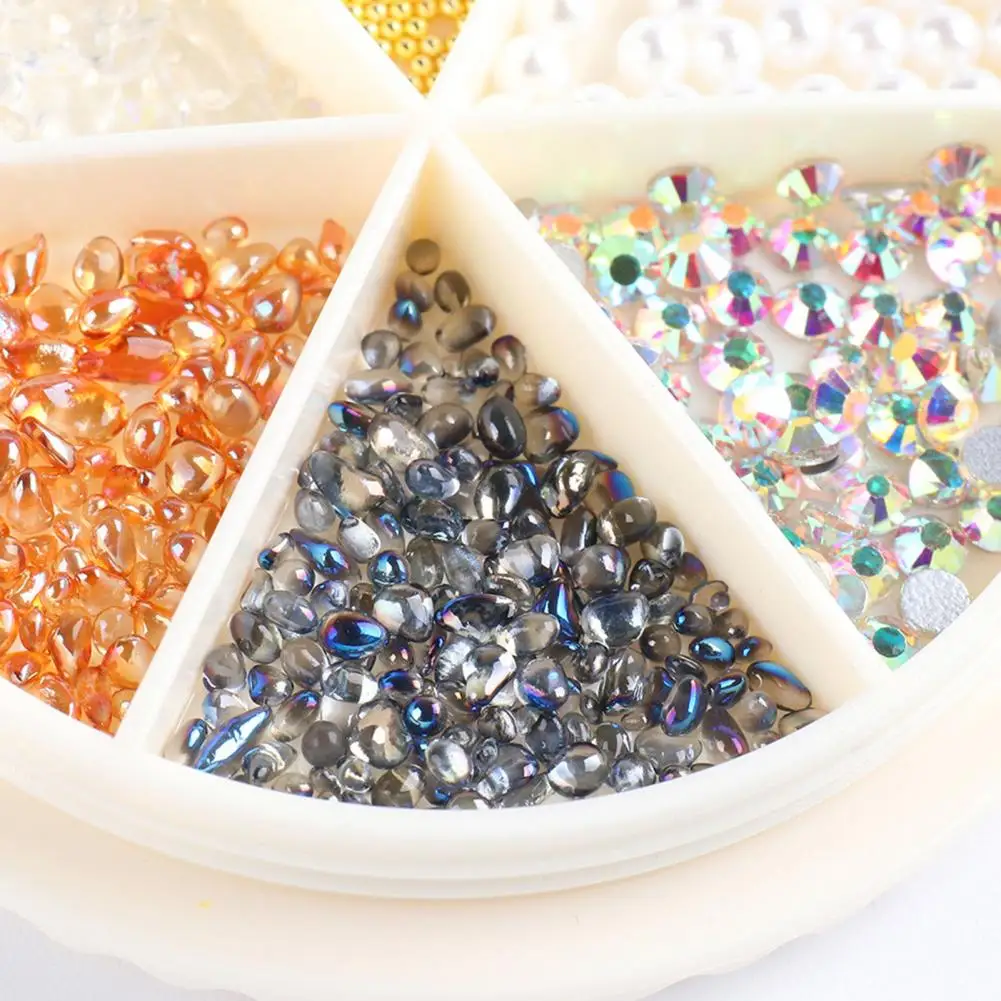 Украшение для ногтей Сияющие аксессуары металлические бусины эльфа украшения