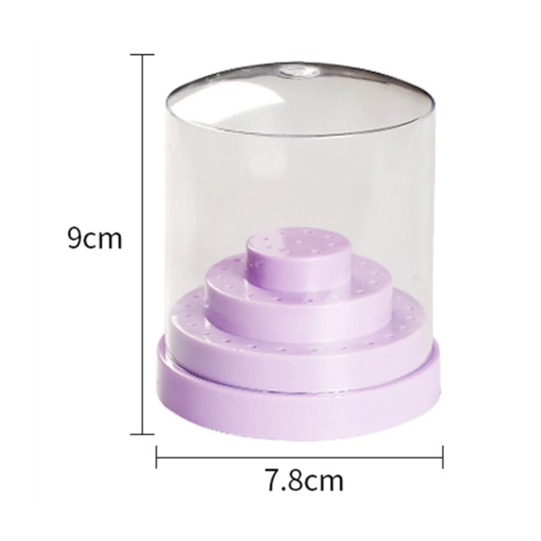 1 комплект органайзер для маникюрных инструментов 48 отверстий|Принадлежности