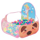 Детская палатка для дома и улицы, складная мультяшная палатка, игровой домик, игрушки, океан, бассейн для шаров, может стрелять, жираф, палатка, домик, игрушка