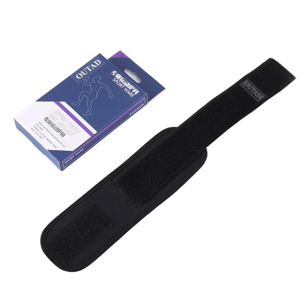 2018 черный Регулируемый спортивный браслет на запястье повязка поддерживающий