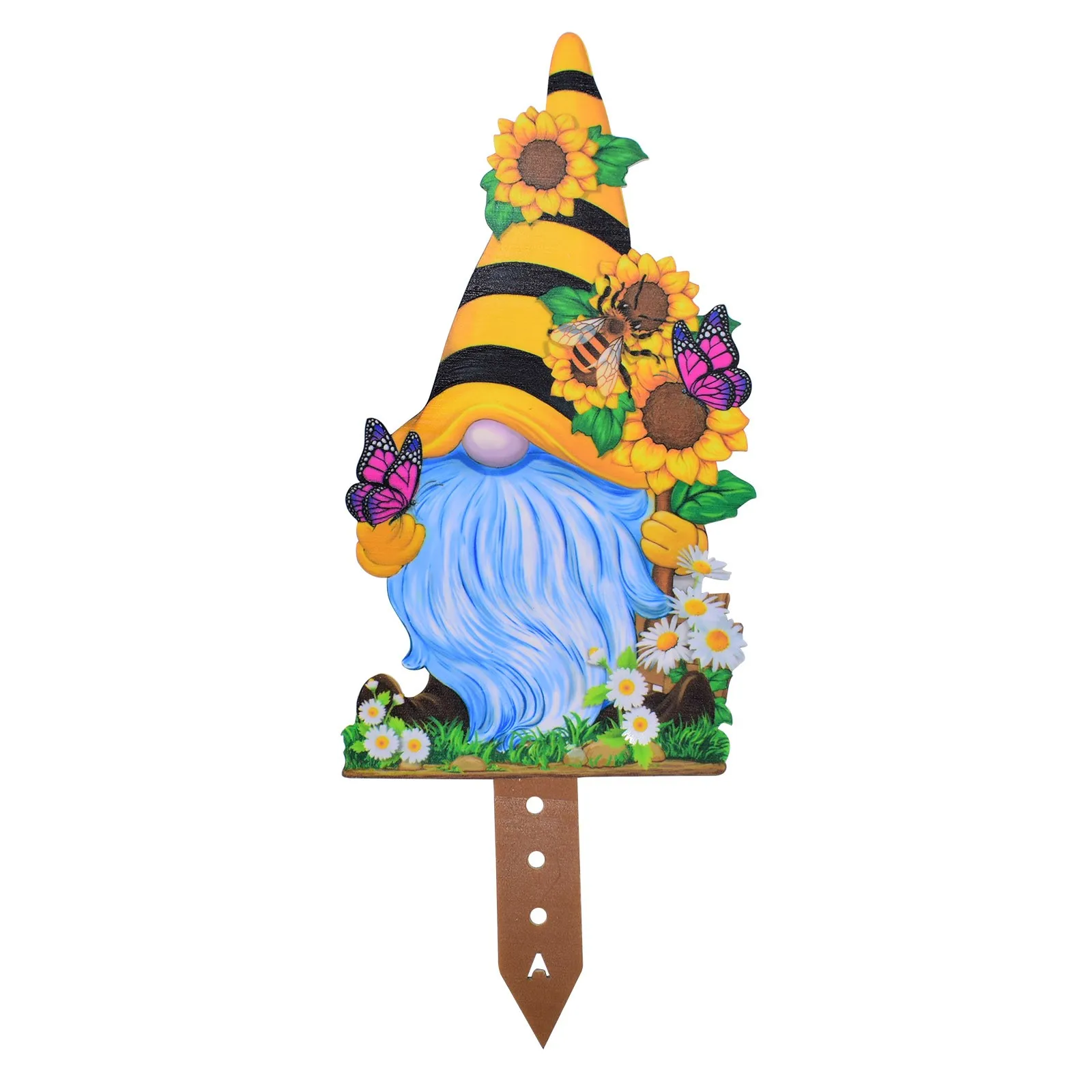 1/4 шт. красочные карликовые пчелиные цветы в гаре украшение для сада забора