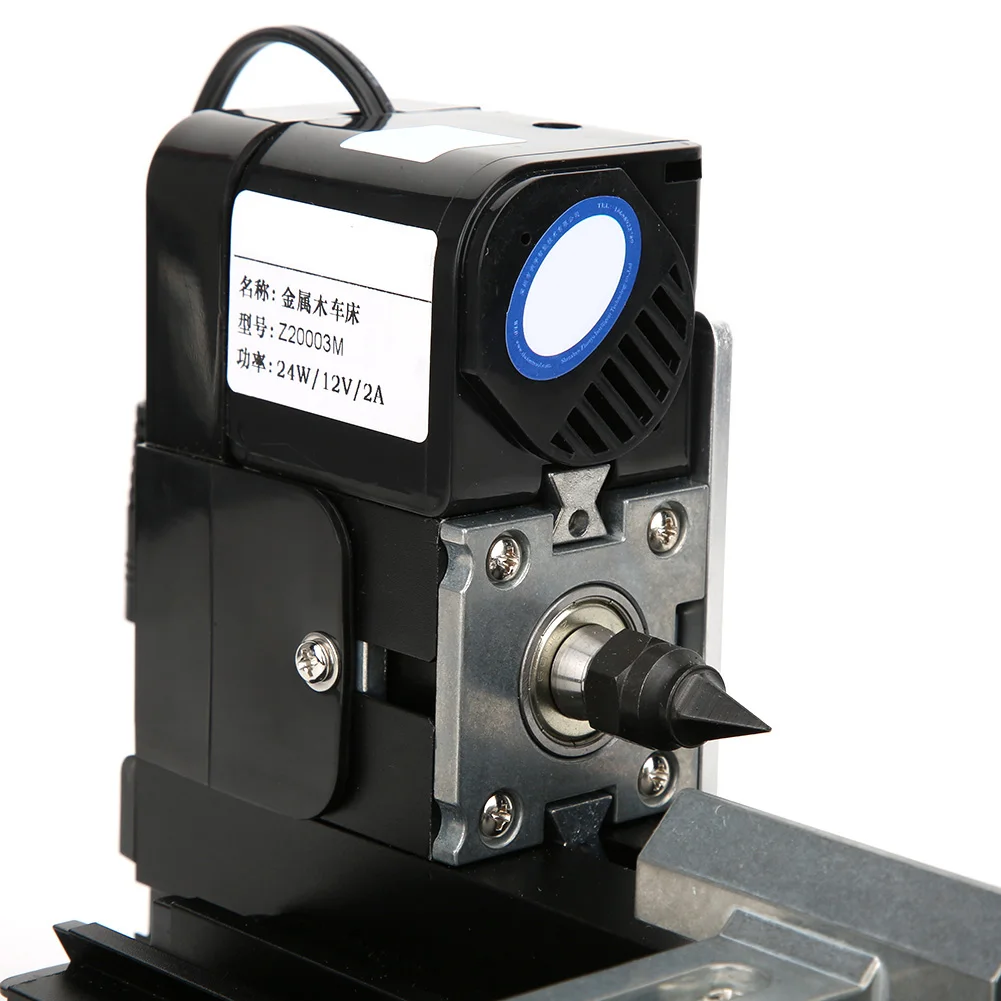 Металлический токарный станок для обработки древесины Mini Z20003M 24 Вт штепсельная