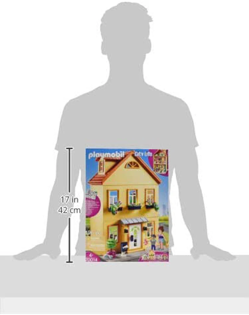 

Original Playmobil Building Blocks City Life My Town House Set Educational Scene Building Blocks Kids Toy 70014