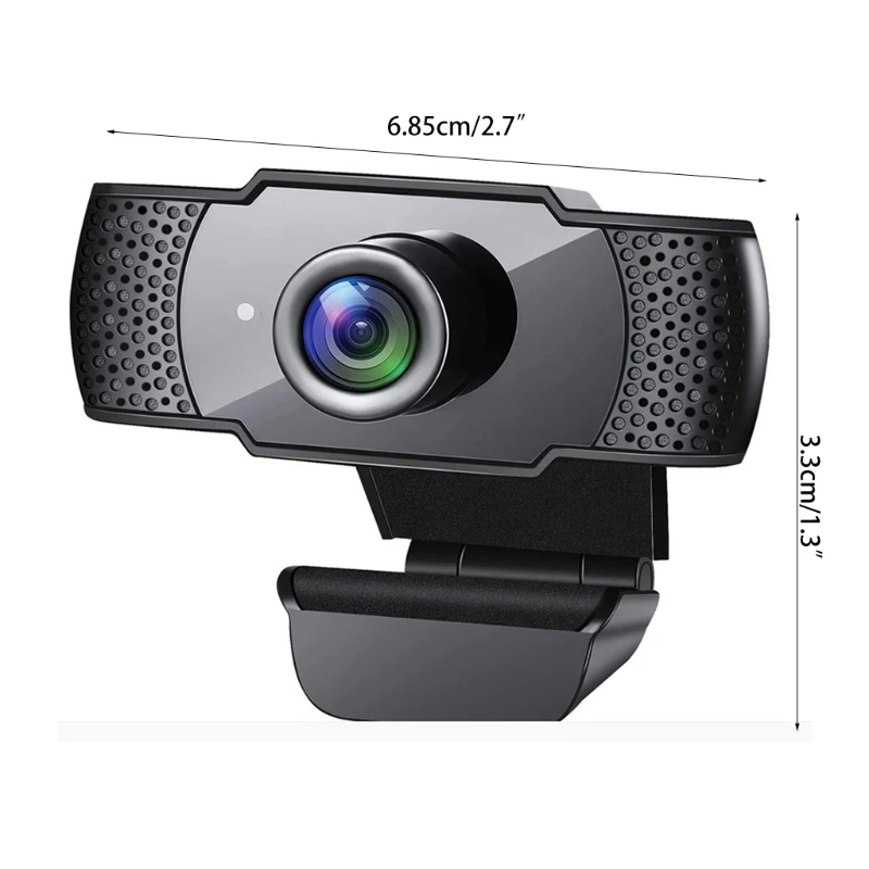

MXLC Webcam and Microphone, 1080P H D Streaming Media USB PC Camera PC Video Conferencing/Call/Games, Laptop/Desktop Mac, - Plug