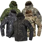 Тактическая куртка Lurker Shark Skin Soft Shell, Мужская водонепроницаемая ветровка, флисовое пальто, одежда для охоты, камуфляжная армейская куртка в стиле милитари