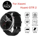 Гидрогелевая пленка 3 шт. для умных часов Xiaomi Huami Amazfit GTR 2, мягкая прозрачная полноэкранная защита для часов Huami GTR2, не стекло
