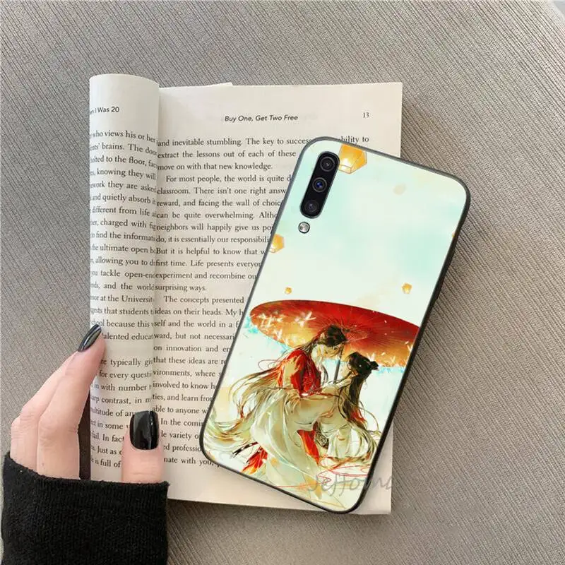 

Aesthetic style Tian Guan Ci Fu Phone Case For Samsung galaxy S note 7 8 9 10 20 fe edge A 6 10 20 30 50 51 70 lite plus
