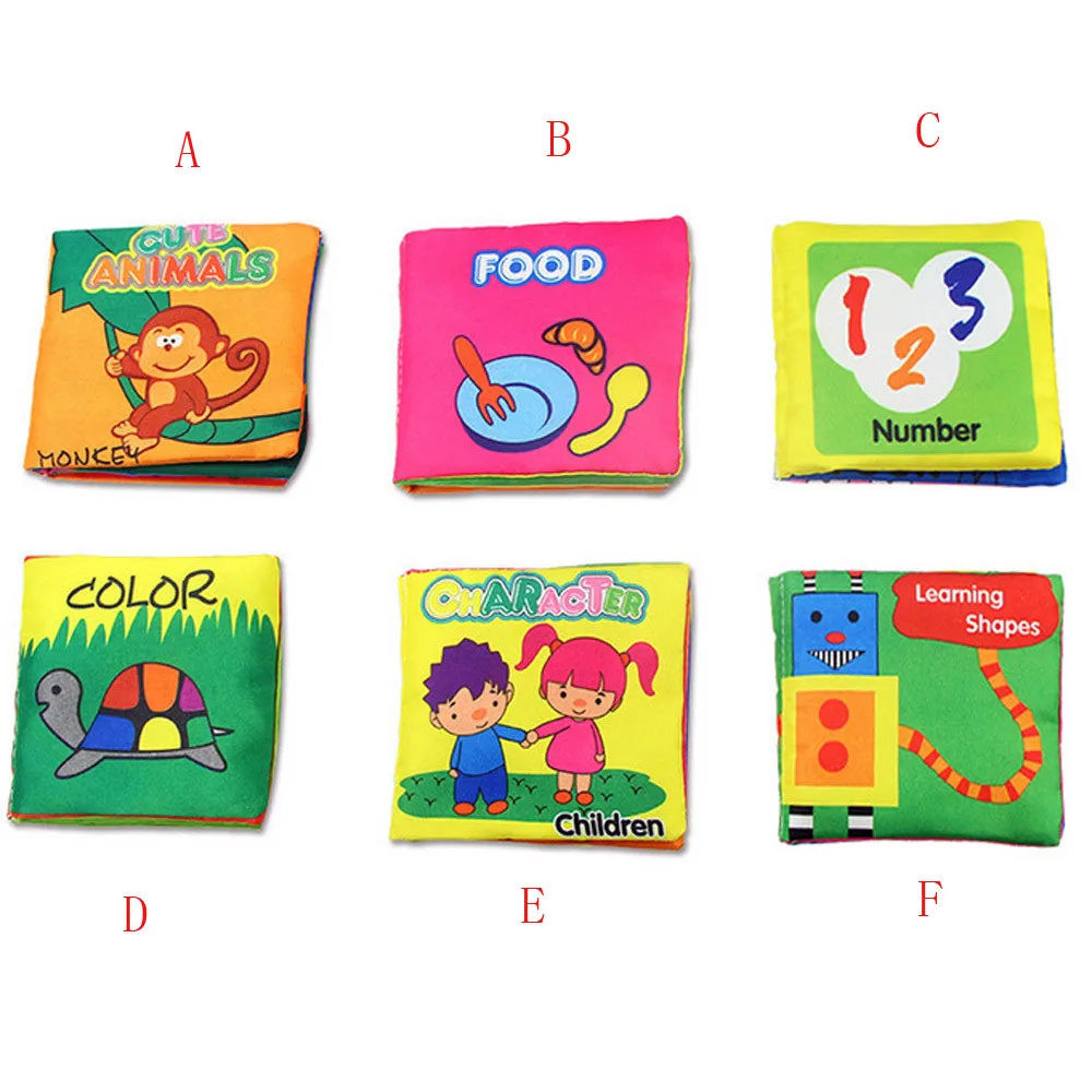 Детские игрушки книжки из мягкой ткани детские развивающие погремушки подвесная