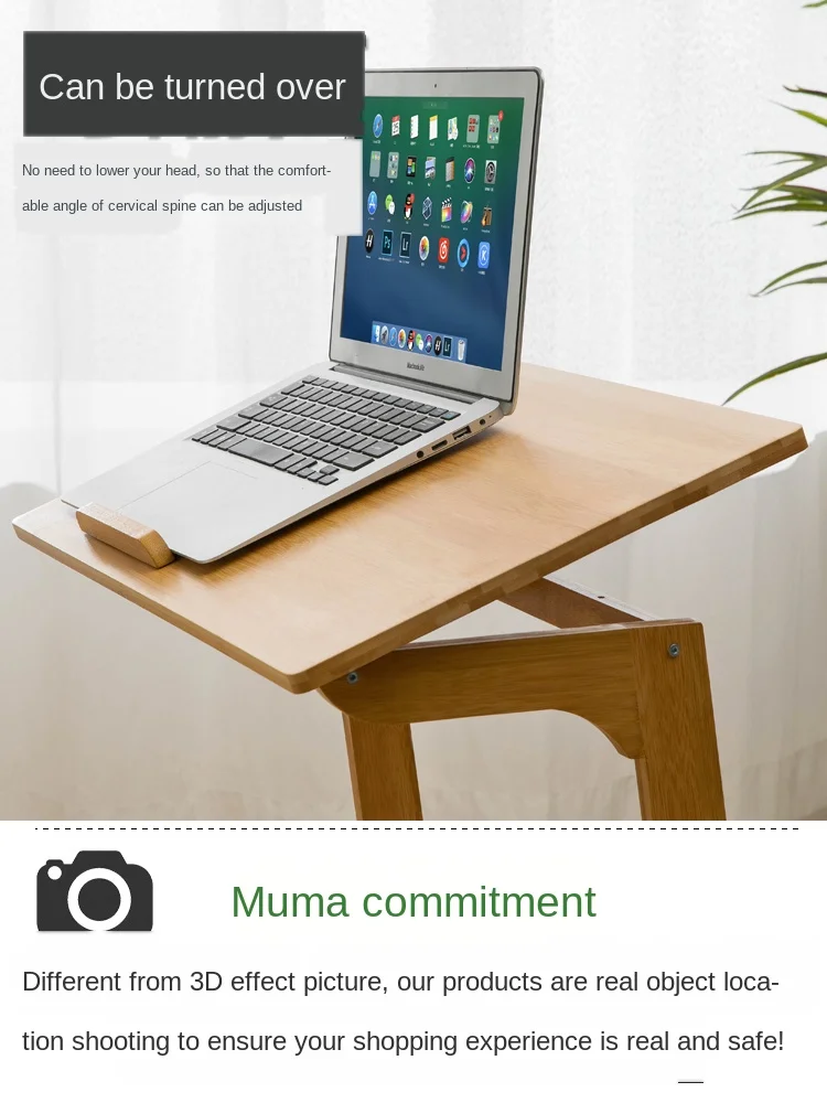 Складной боковой маленький стол регулируемый диван современный простой столик c