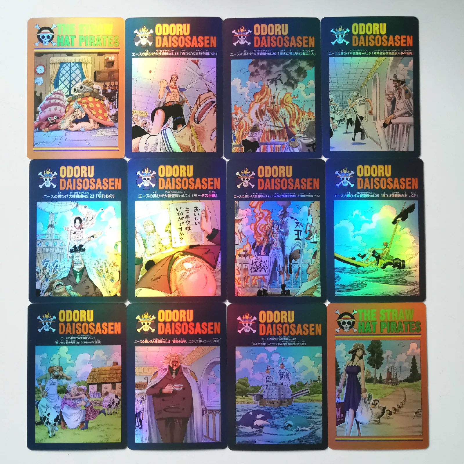 45 шт./компл. ONE PIECE Аниме-открытки Luffy игрушки коллекционные коллекции игр