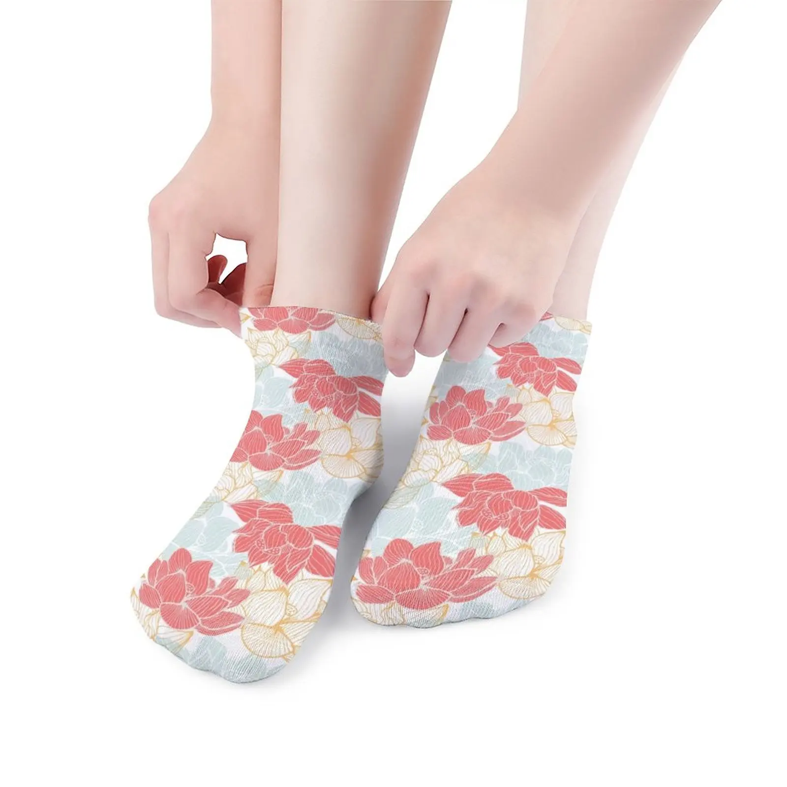 

Lotus Socks Colorful Night Socks Large Chemical Fiber Anti Skid Lawyer Printed Socks