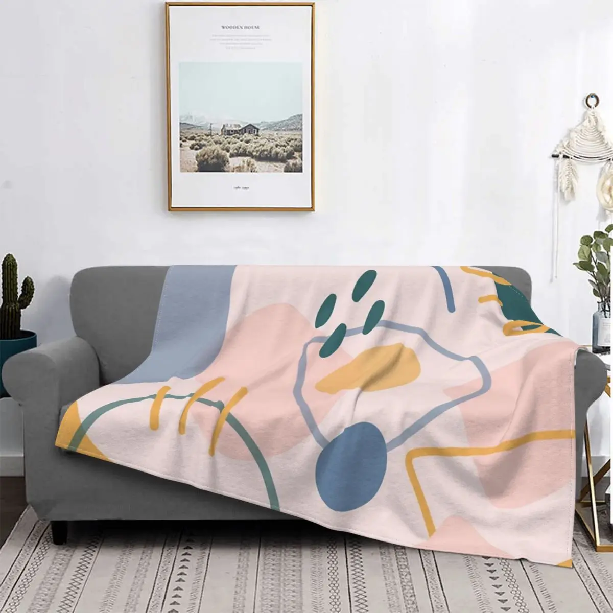 

Абстрактные формы одеяло покрывало для кровати плед постельное белье пляжное полотенце одеяло с капюшоном одеяло для кровати