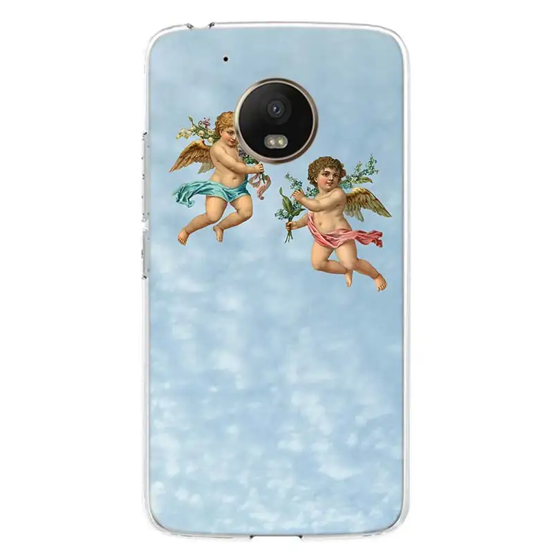 Чехол для телефона с изображением ангела Купидона Motorola Moto G8 G7 G6 G5S G5 G4 E6 E5 E4 X4 Play Plus