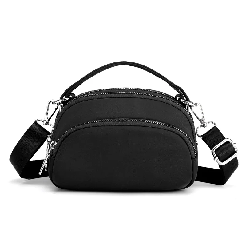 

Women Oxford Shoulder Bag Three-layer Zipper Large Capacity Crossbody Messenger Bag Ladies Purse Phone Bag Waterproof Handbags