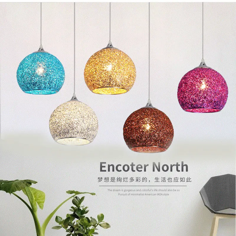 Креативная и ретро Люстра В индустриальном стиле алюминиевая для макарон в