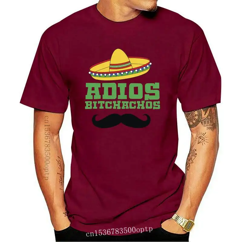 

New Adios Bitchachos Mens T-Shirt - Funny Quote Mexican Top Present Gift Nachos