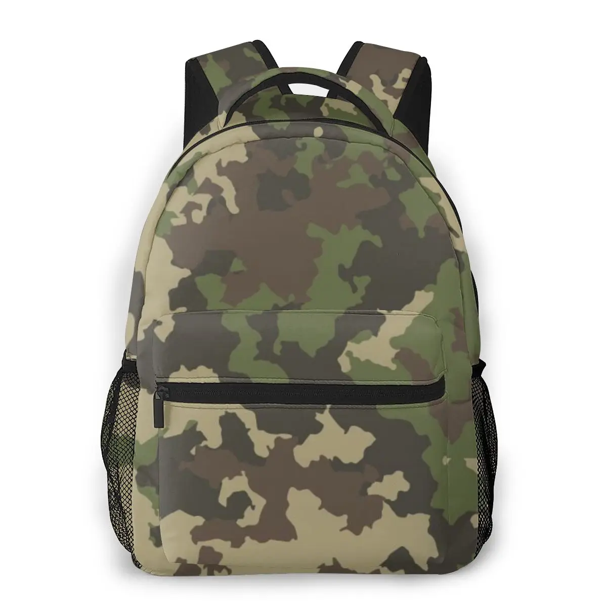 

2020 Unisex Army Green Camouflage Female Travel Daypack Laptop Backpack Book Schoolbags Feminina School Casual Women Bag