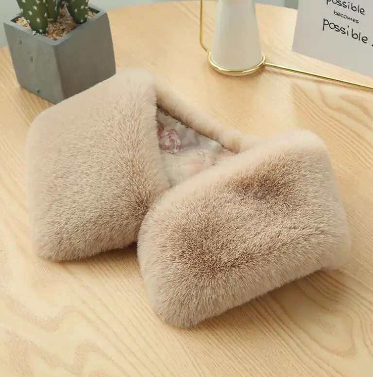 Осенне-зимний женский воротник из искусственного меха енота лисы искусственный