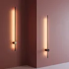 Современный простой светодиодный светильник для интерьера, настенный светильник для гостиной, лестницы, прохода, вращающийся светильник для спальни, отеля, прикроватный зеркальный передний светильник s