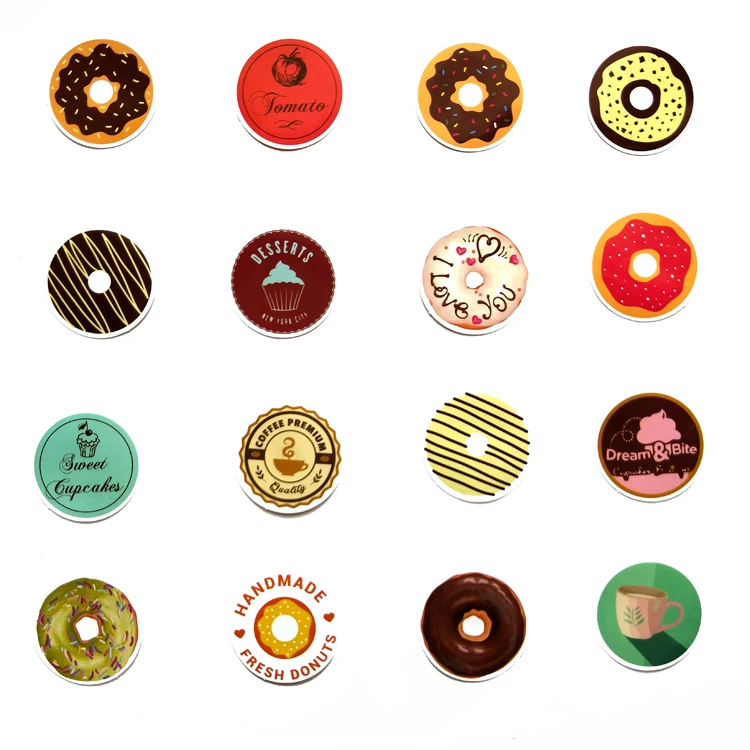 35 шт. ПВХ десерт торт выпечки автомобиля стикеры s для путешествия чемодан