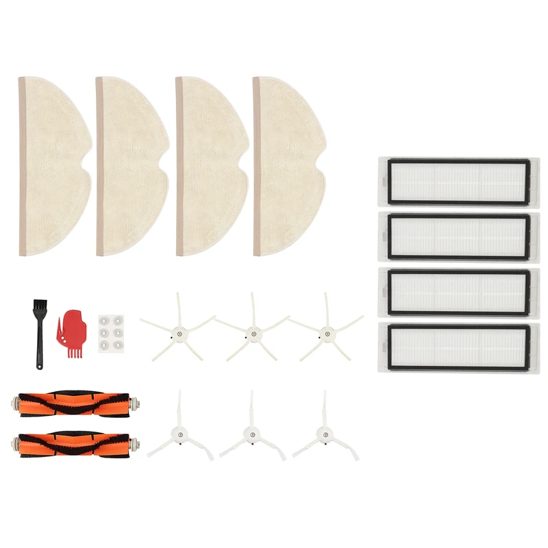 

24 Pack Accessories Kit For Roborock S4 S5 S5 Max S6 S6 Max E4 E20 E25 E35 S50 C10 S51 Xiaomi Mijia Robotic Vacuum