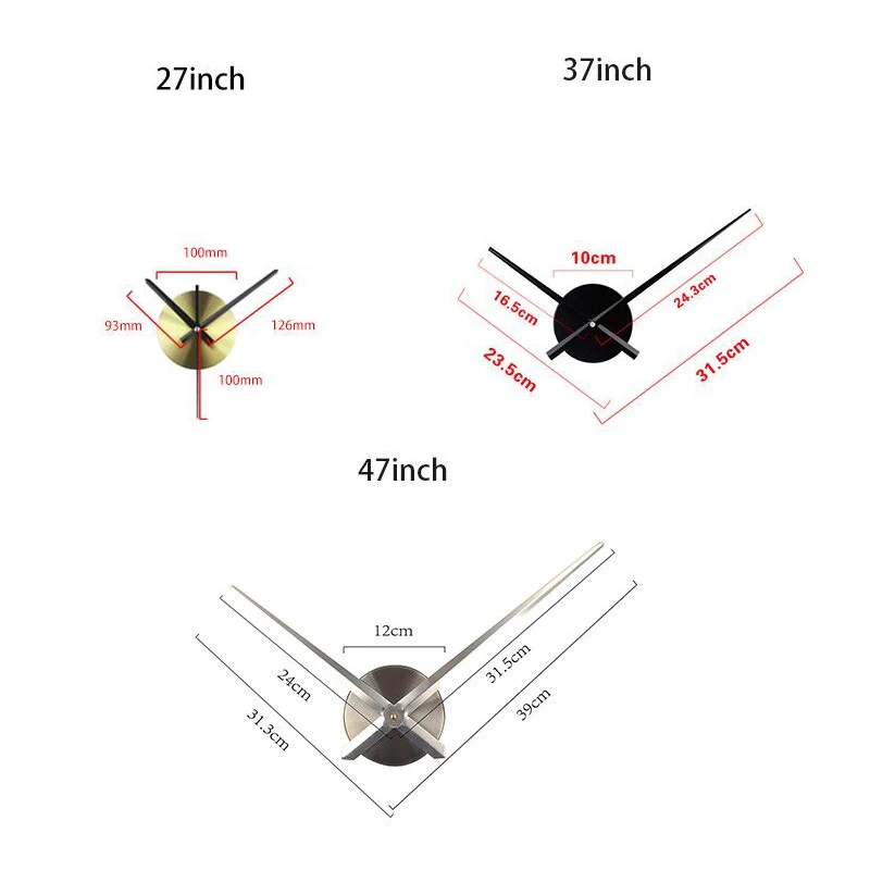 

Sale Wall Clock Modern Design Watch Clocks 3D Diy Acrylic Mirror Stickers Living Room Quartz Needle Europe Horloge Wall Clock