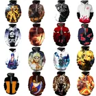 Толстовки с аниме-принтом Наруто, Зимние Повседневные Свободные теплые толстовки с 3D-принтом Саске Какаси, Модный пуловер унисекс с длинным рукавом