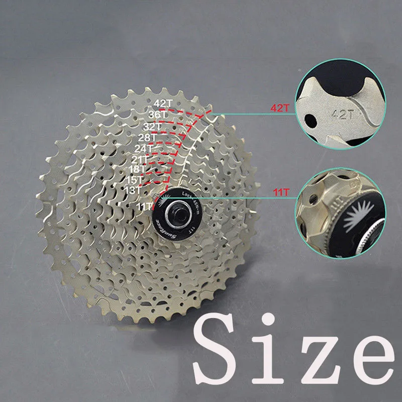 SunRace 10 скоростей CSMS3 CSMX3 велосипедный свободный круг 11 40T 42T 46T широкое соотношение