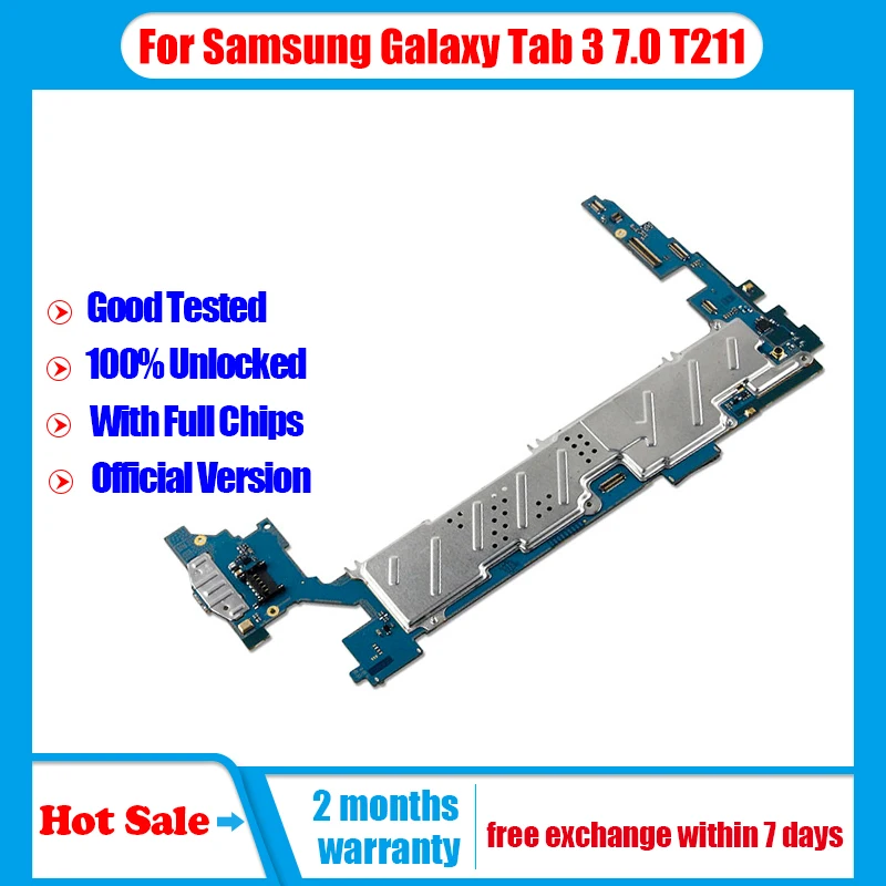 Материнская плата для Samsung Galaxy Tab 3 7 0 T211 оригинальная материнская T211|Антенны
