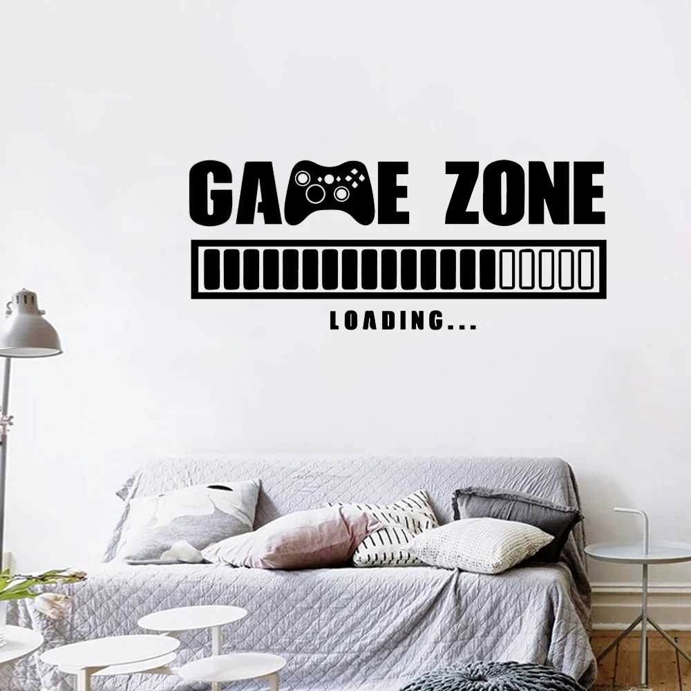 

Hot Game zone Wall Sticker Vinyl Art Home Decor For Kids Rooms Decoration Art Decor Wallpaper