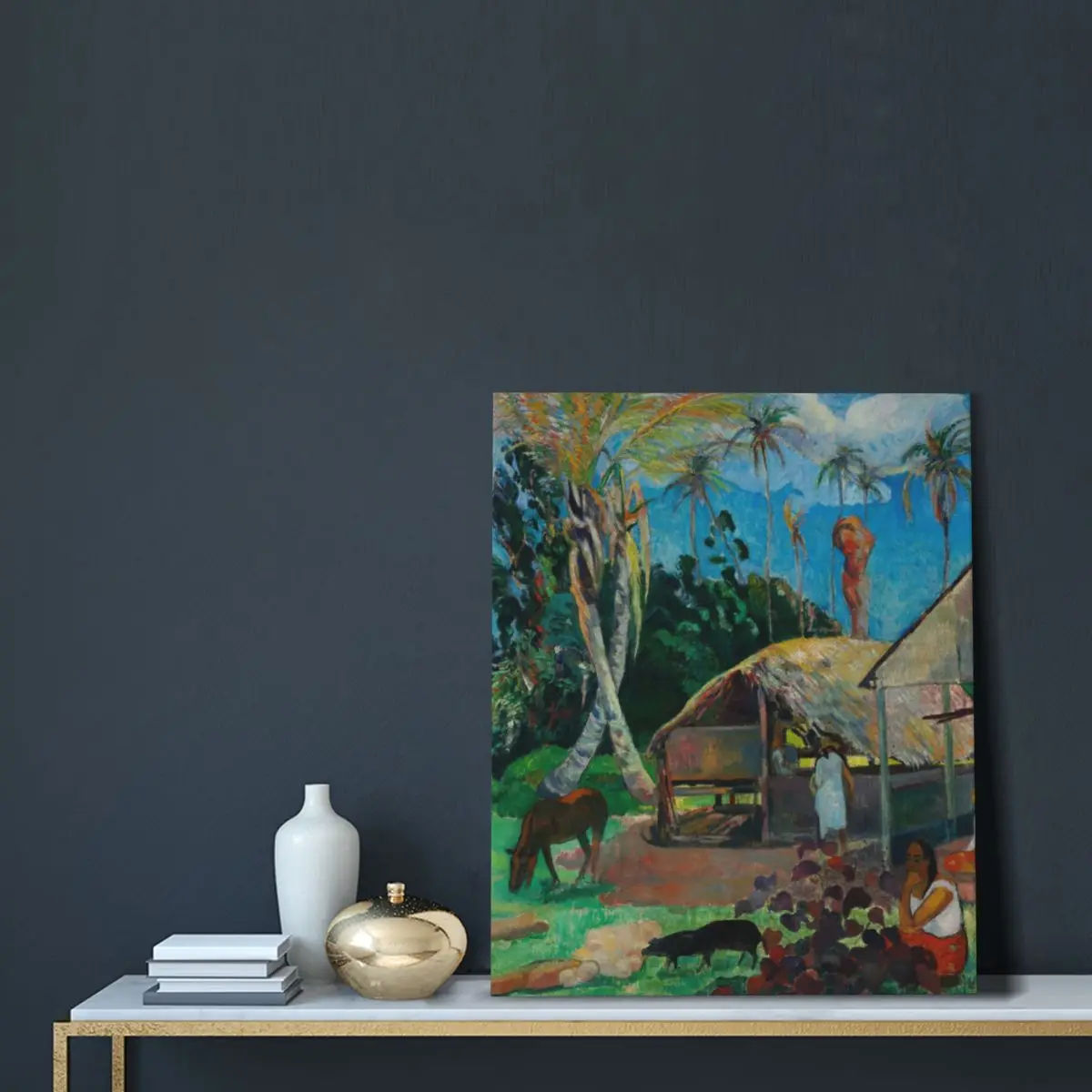 

Paul Gauguin Painting Wood Four Seasons Decoration Pictures New Arrivals Antique Room Decor
