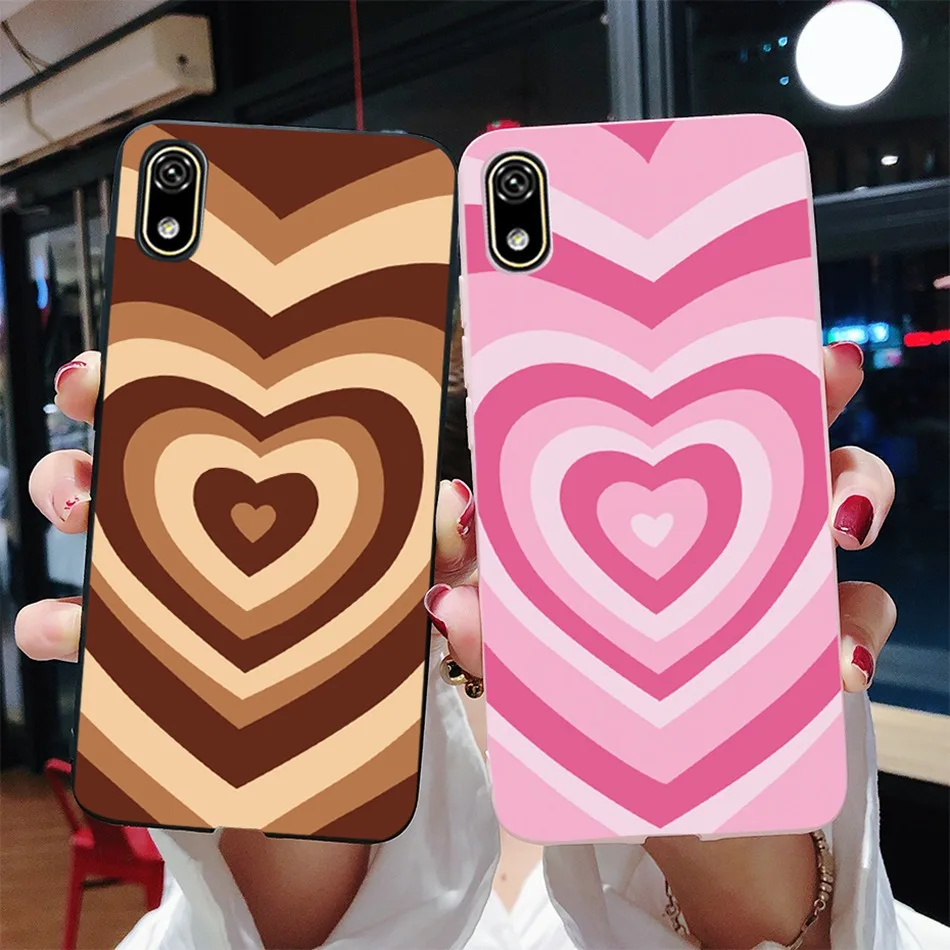case for huawei y5 2019 y5p dra lx9 case soft matte silicon cute love heart back cover for huawei y5 y 5 2019 amn lx9 phone case free global shipping