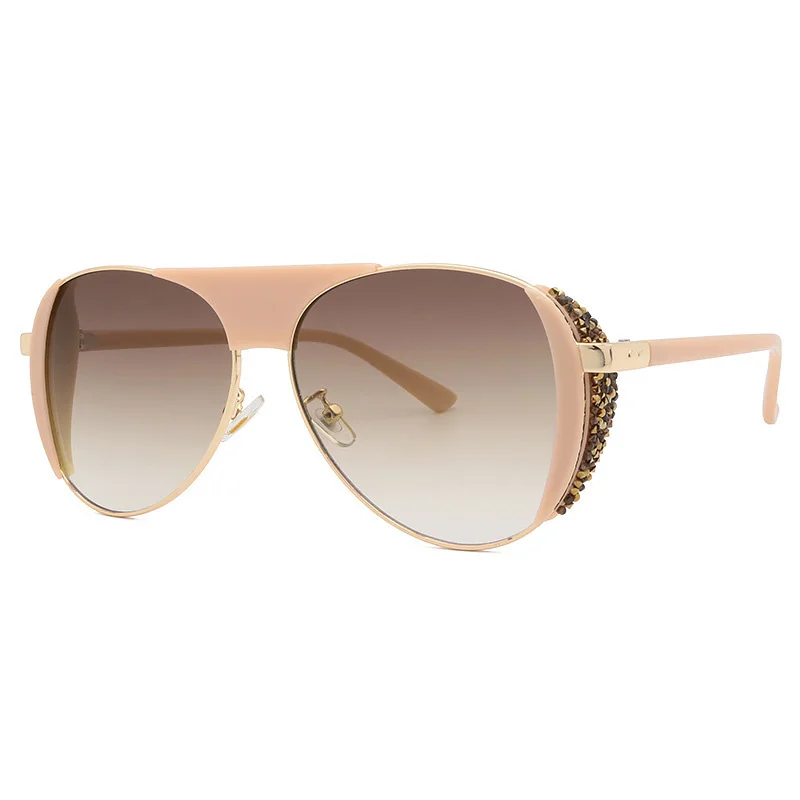 

European and American fashion men's and women's Metal Sunglasses UV 400 glasses