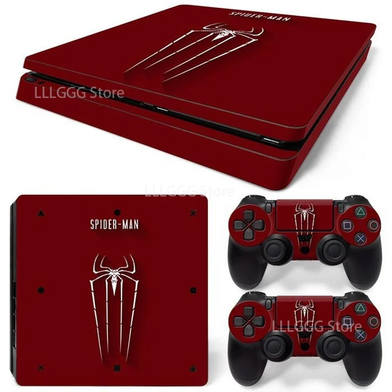 Тонкая Защитная Наклейка для консоли Ps4 с героями мультфильмов Marvel Человек-паук