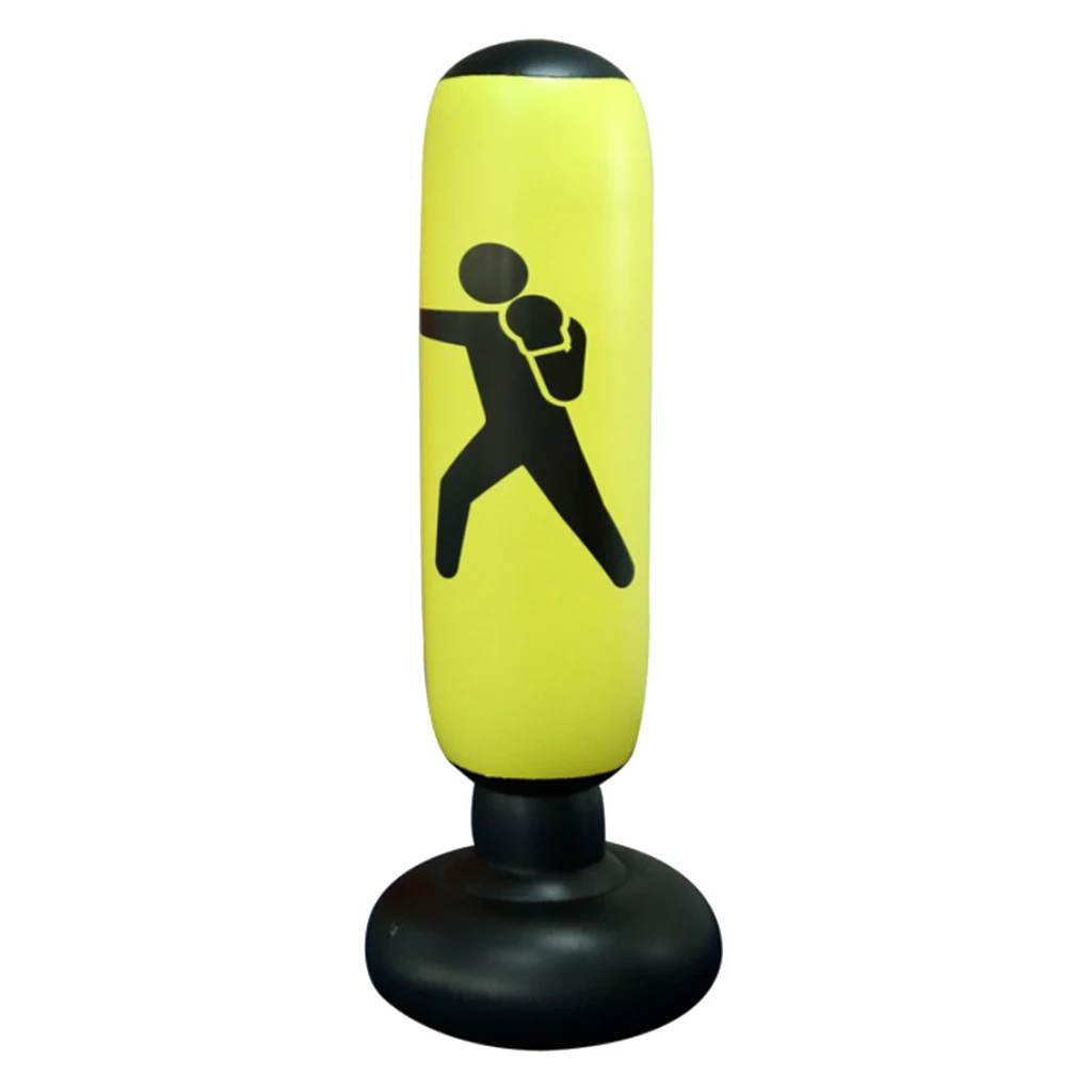 63 Inch Inflatable Boxing Punching Bag Fitness for Kids Adult | Спорт и развлечения