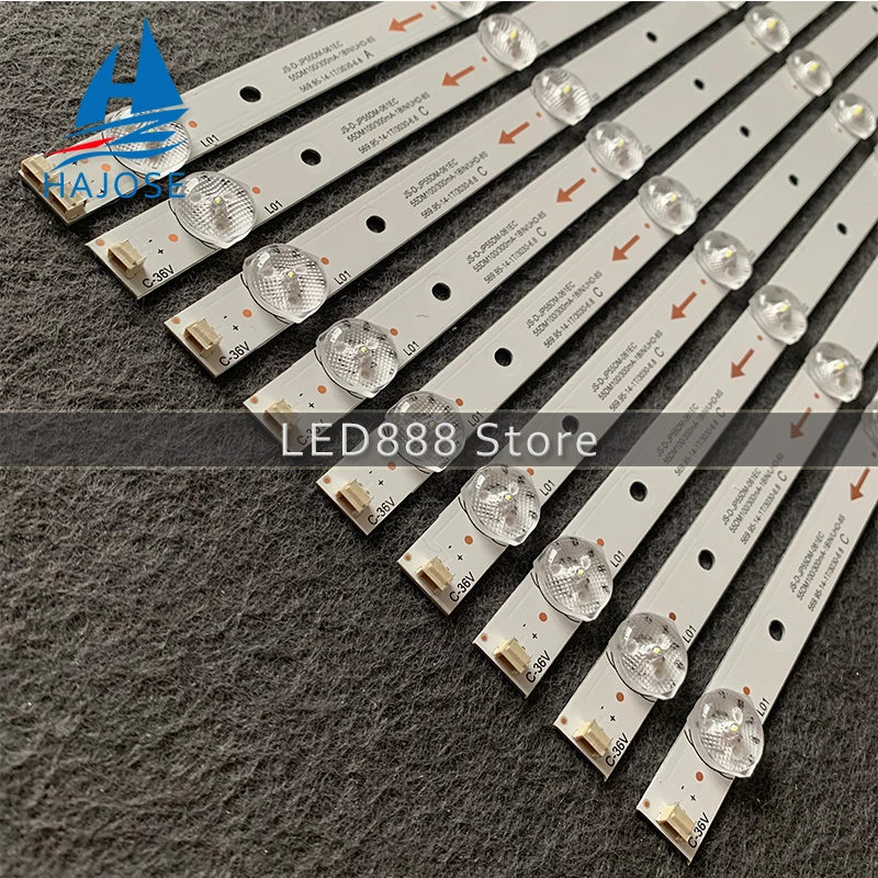 9 шт. светодиодная подсветка 6 ламп для телевизора 55 дюймов 55DM1000 E55DU1000 JS-D-JP55DM-061EC