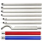 Токарный инструмент, твердосплавная ручка 20 дюймов, для токарного станка, из нержавеющей стали, с алюминиевой ручкой, со вставками