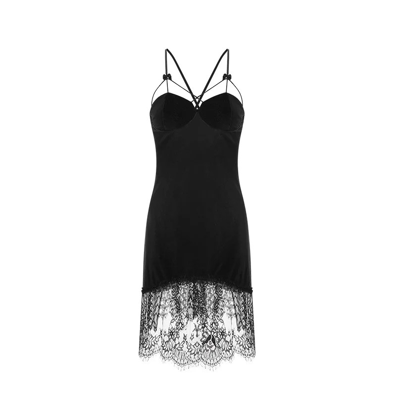 Sleepwear Lace Woman  Sleepwear Sexy Night Wear Vintage Night Gown Negligee Sexy Dress for Young Girl Vintage Princess Nightgown