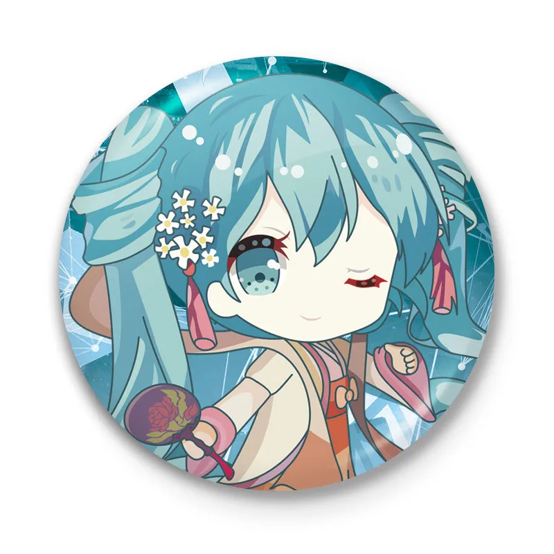 Шляпа Хацуне Мику Брошь Бейдж Аксессуары Аниме Периферия Броши для Сумки Анимационные Производные Подарки Игрушка.