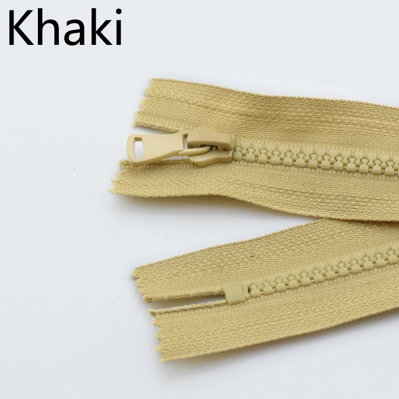 Khaki Meetee 5 шт. 15/20/25 см 5# разъемная застежка-молния смолаы неразъёмная застёжка-Костюмы карман на молнии Подушка DIY кошелек одежда швейной фурнитуры ZA007 - Цвет: Khaki