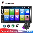 AMPrime 2Din Автомобиль Радио сенсорный Экран 7 дюймов с Bluetooth FM радио Дисплей Поддержка рулевого колеса Управление Зеркало Ссылка